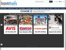 Tablet Screenshot of corporateshopping.com